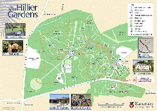 hillier-gardens_map Map of Sir Harold Hillier Gardens. Copyright Mark Powell.
