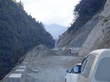 PB030809_1024px A massive landslide with some tons of rocks had blocked the road in front of us