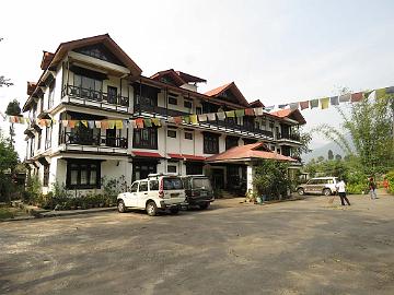 IMG_1197_Yuksam_1780m_160502 Tashi Gang Hotel in Yuksam, waking up early in the morning for the trek (07:00)